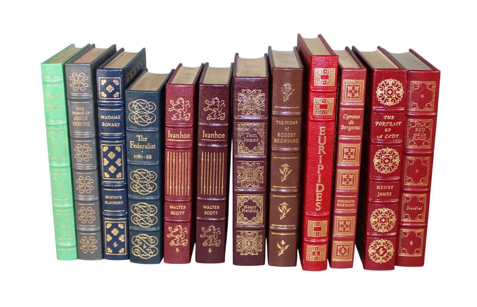 Lot of 12 Easton Press Collector's Edition leather bound books (1 of 3)