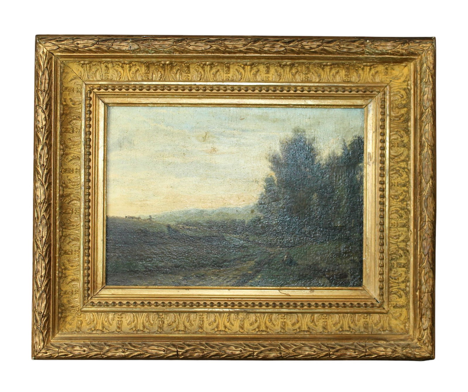 French oil on canvas landscape painting (1 of 14)
