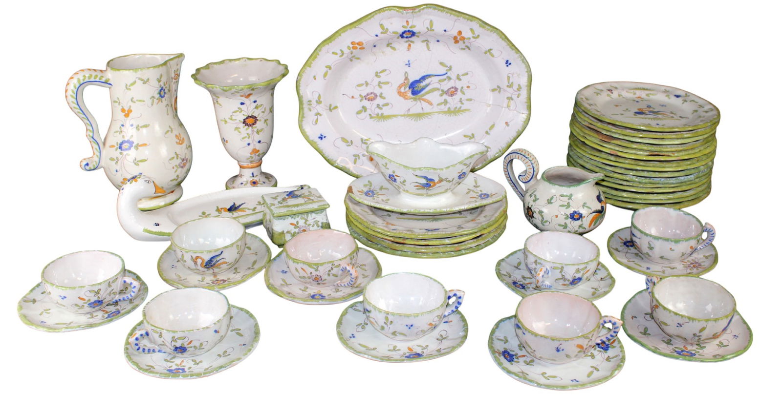 Lot of French Martre Tolosane Moustiers faience (1 of 19)