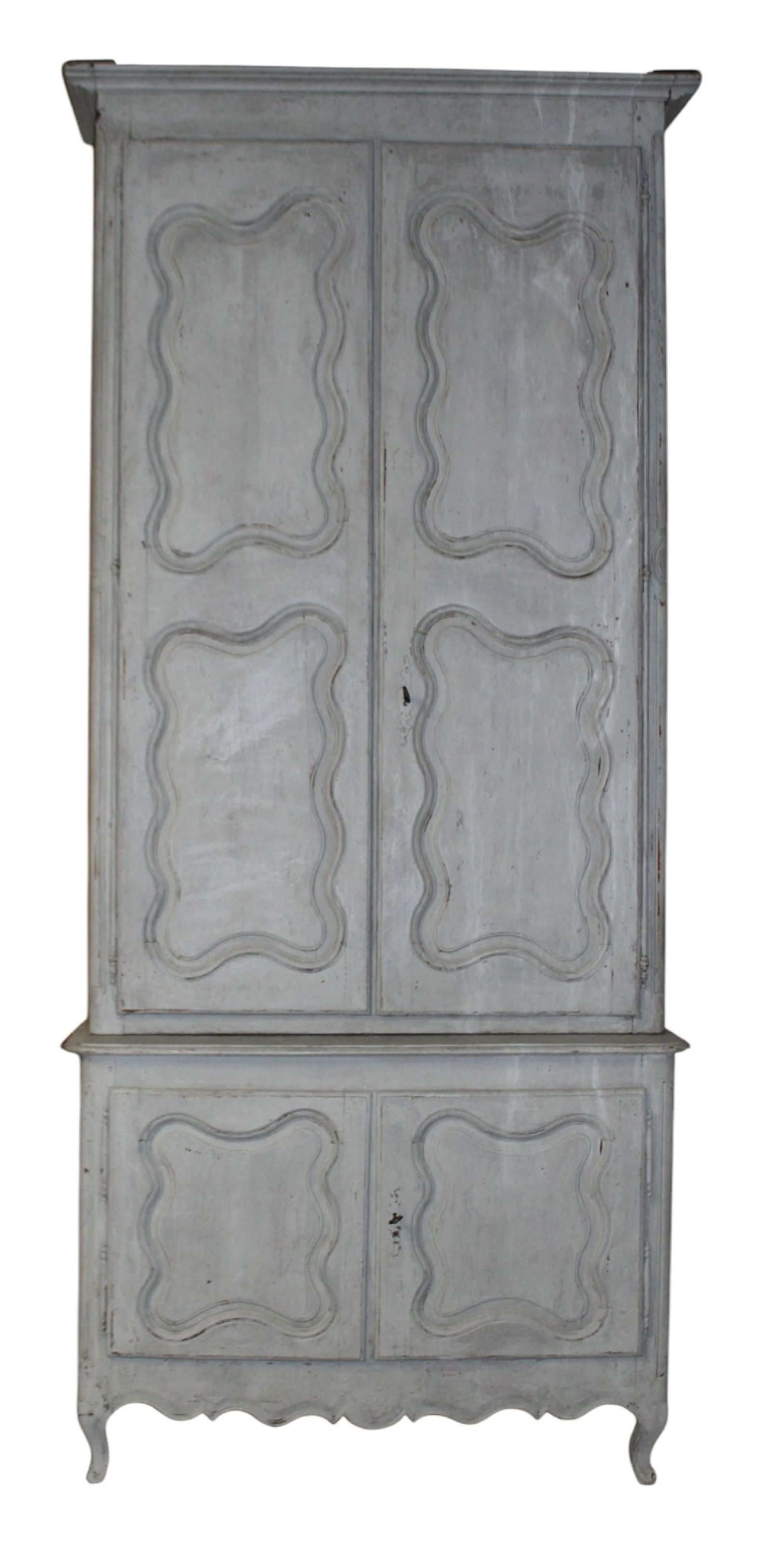 French Lyonnaise grand scale buffet deux corps - over 10' tall (1 of 9)