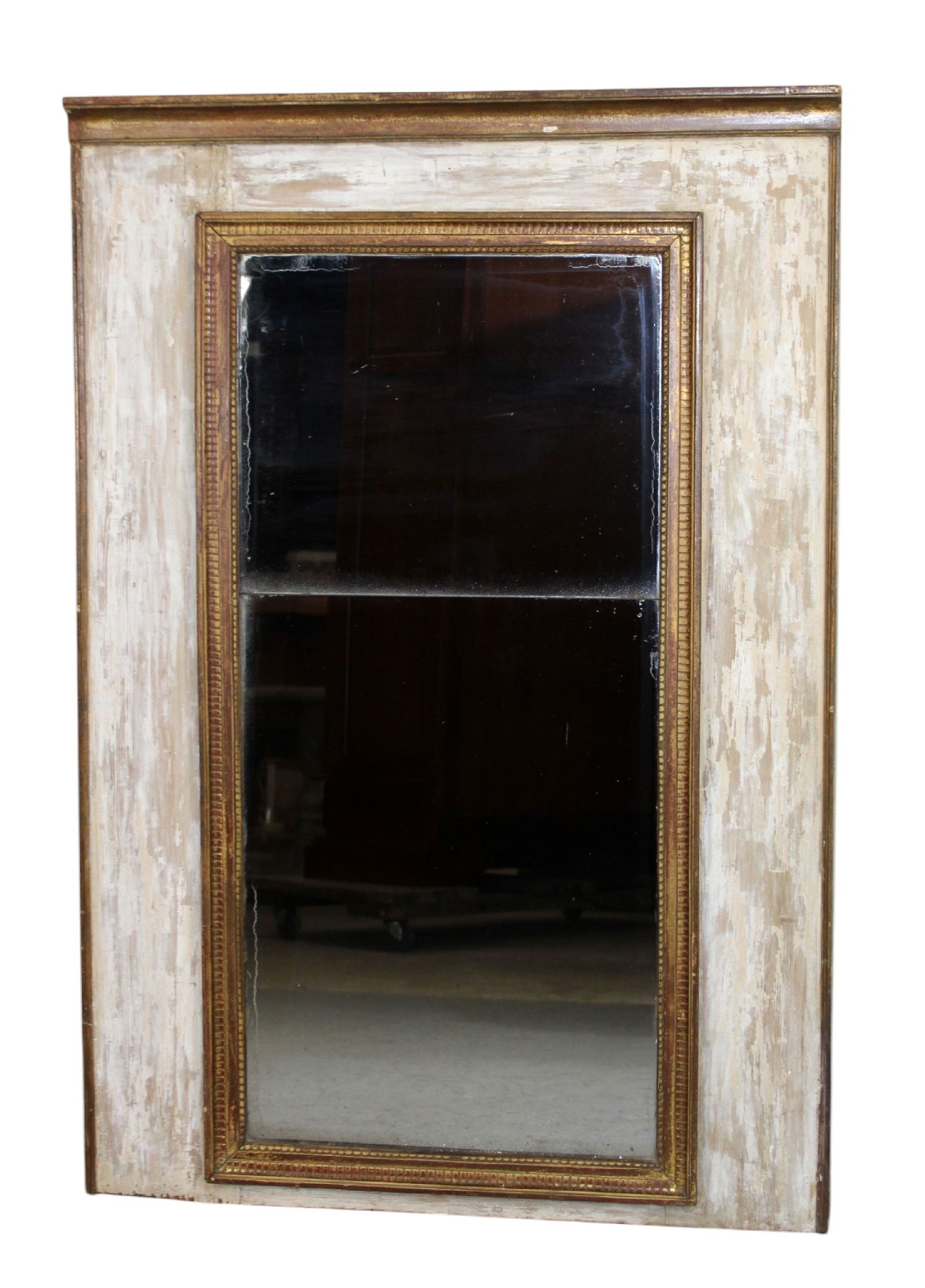 French trumeau mirror with original 2 part glass (1 of 9)