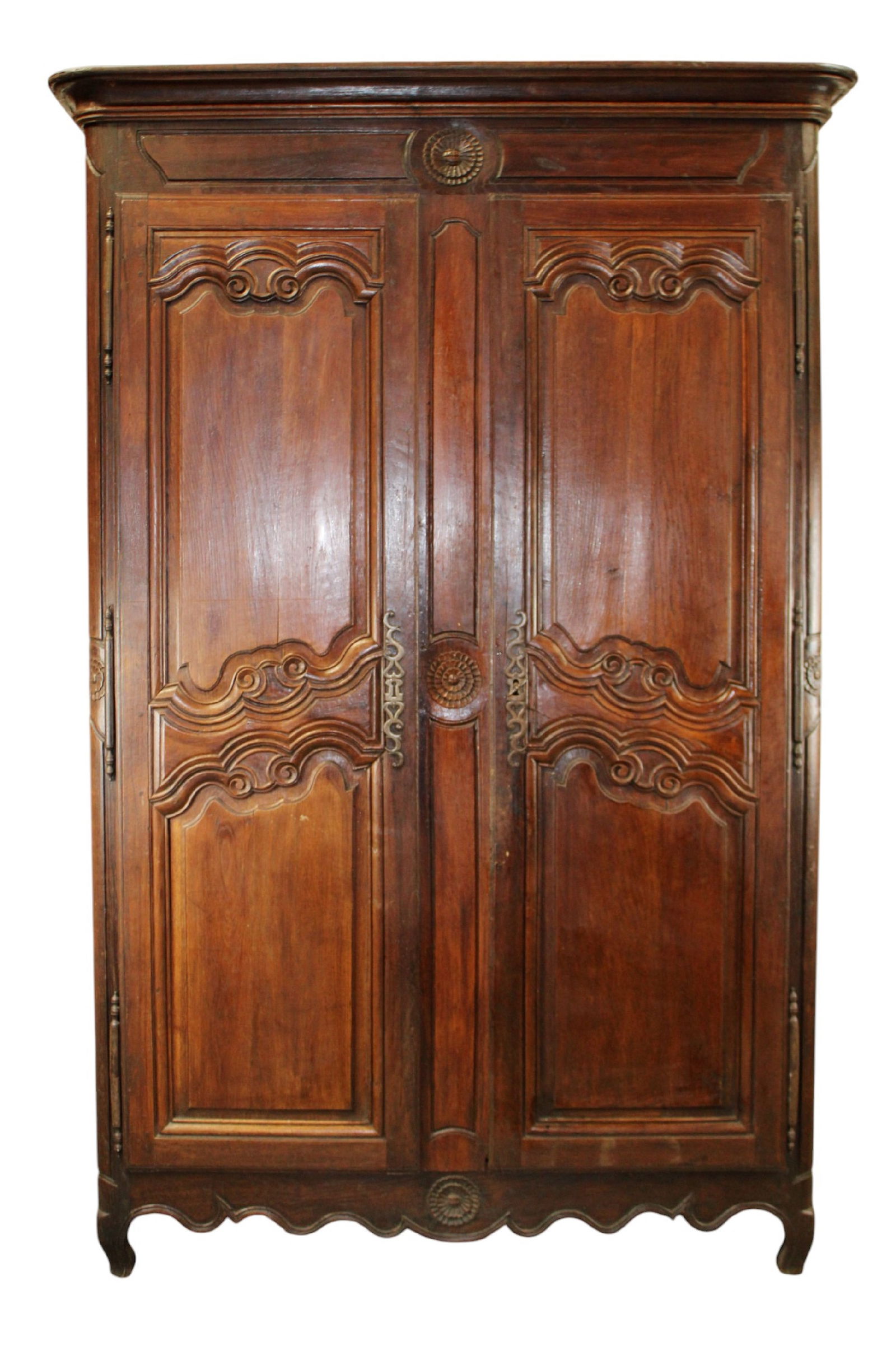 French Provincial armoire in oak (1 of 11)