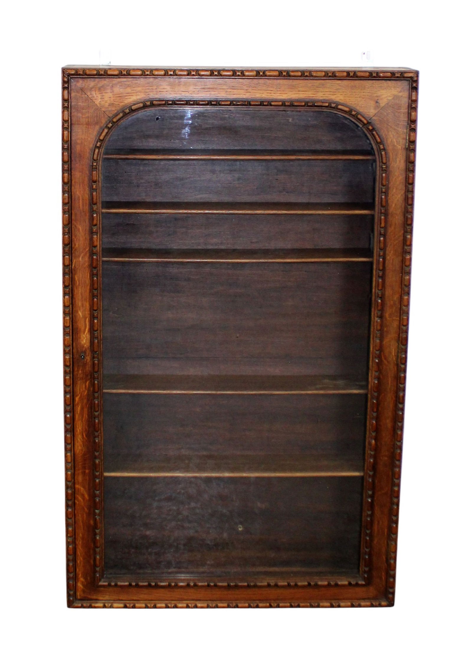 French oak wall mount cabinet (1 of 10)