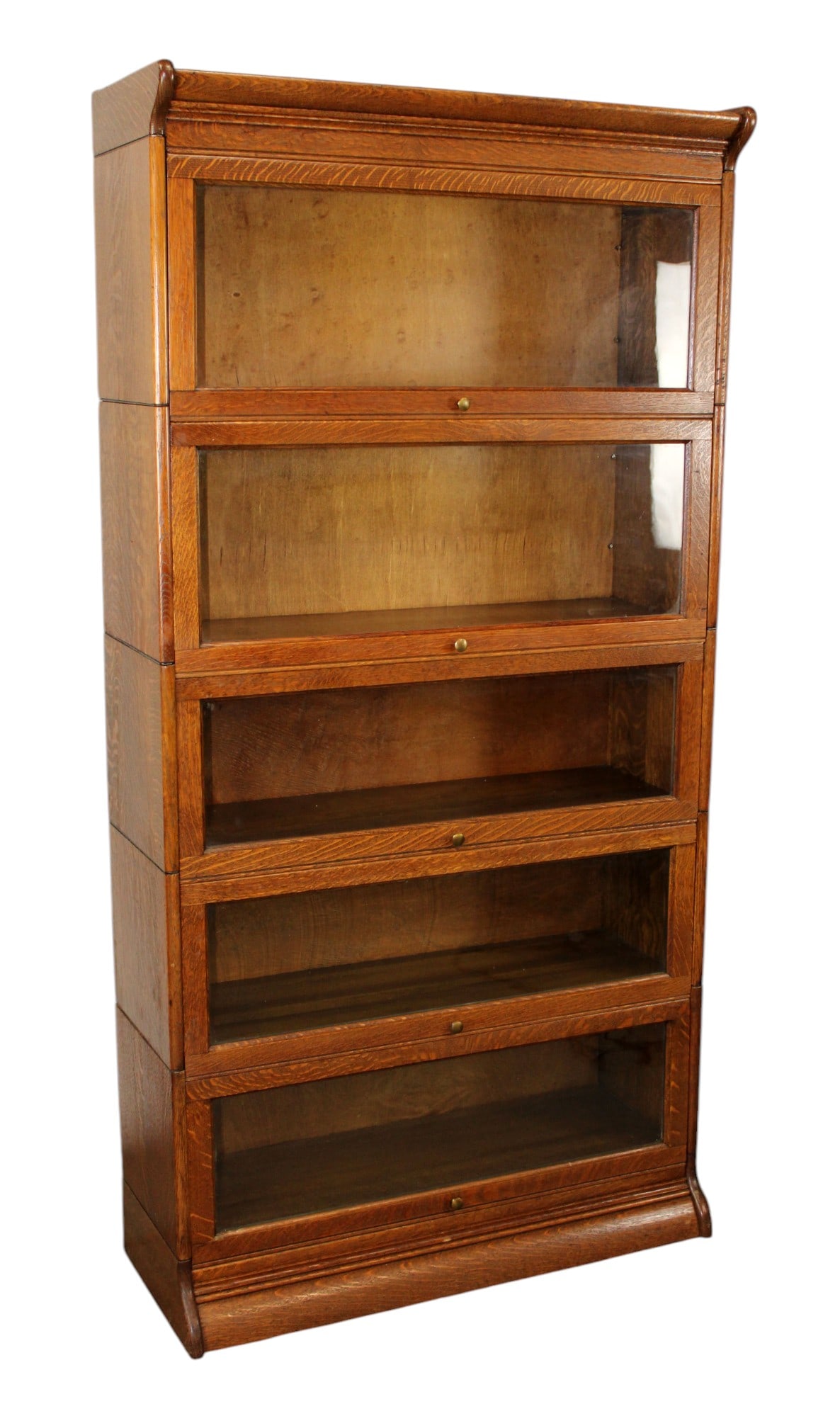 American 5 stack barrister bookcase in oak (1 of 10)