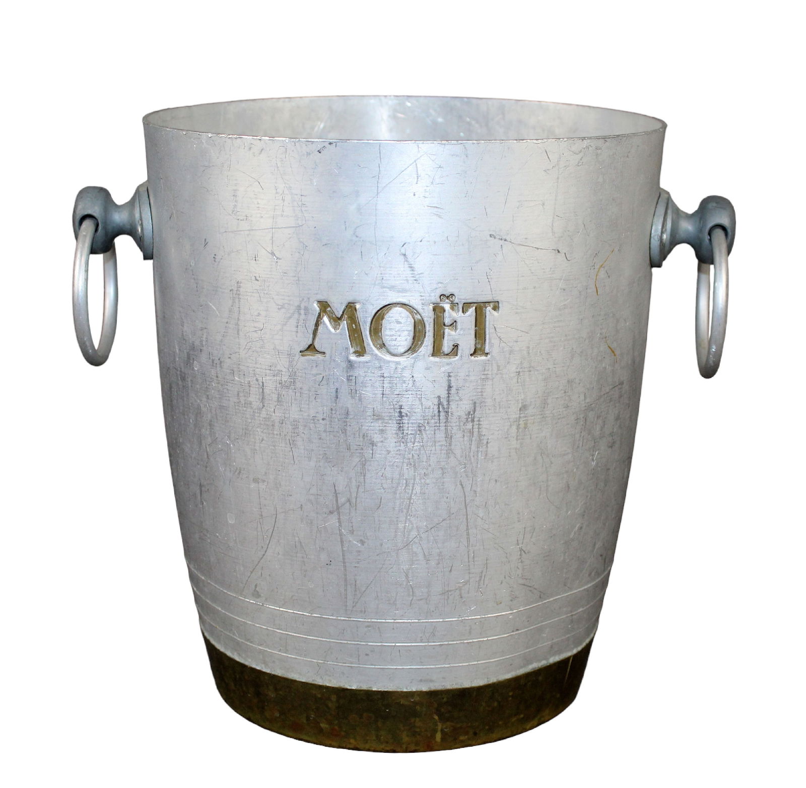 French Moet champagne bucket with ring handles (1 of 7)