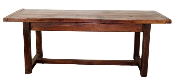 French rustic oak farm house table