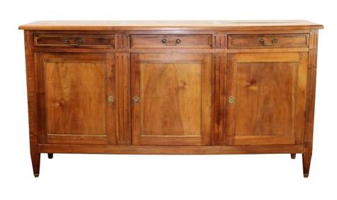 French Louis XVI style 3 door sideboard