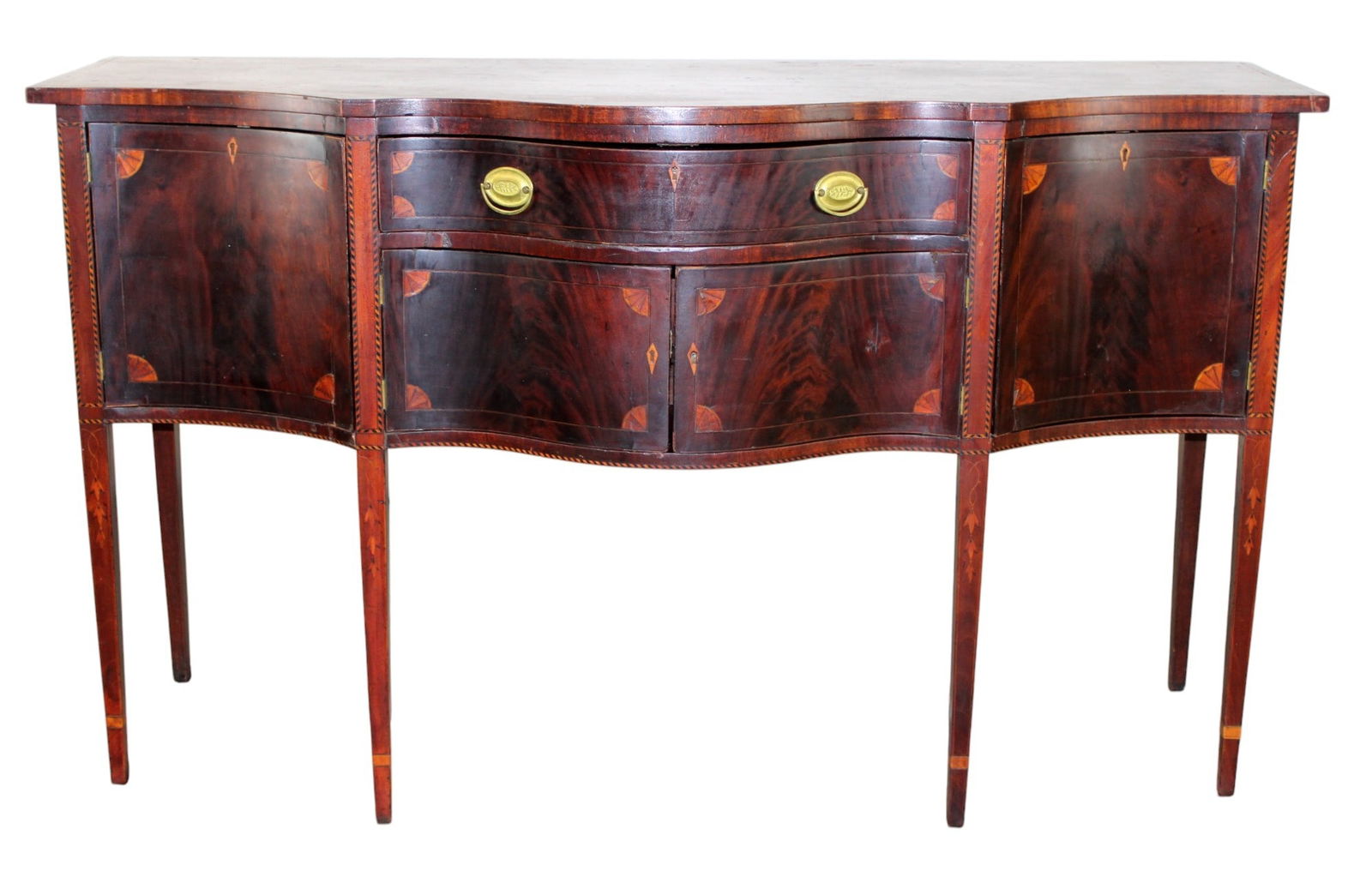 Hepplewhite sideboard in mahogany with inlays (1 of 14)