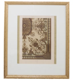 L'Ornement Polychrome, Paris, Firmin-Didot framed lithograph