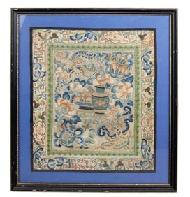 Chinese embroidery on silk