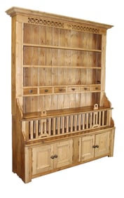 English pine "chicken coop" country dresser