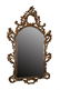 86: Italian Rococo painted & carved wood mirror