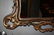 86: Italian Rococo painted & carved wood mirror - 4
