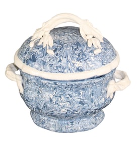 French Atelier Yvonne Rigo Aptware lidded tureen