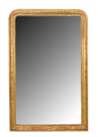 French Louis Philippe gold leaf mirror