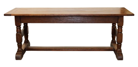 French farmhouse table in oak