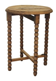 Miniature English drop side bobbin leg side table