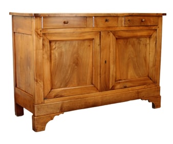 French Louis Philippe buffet bas in walnut