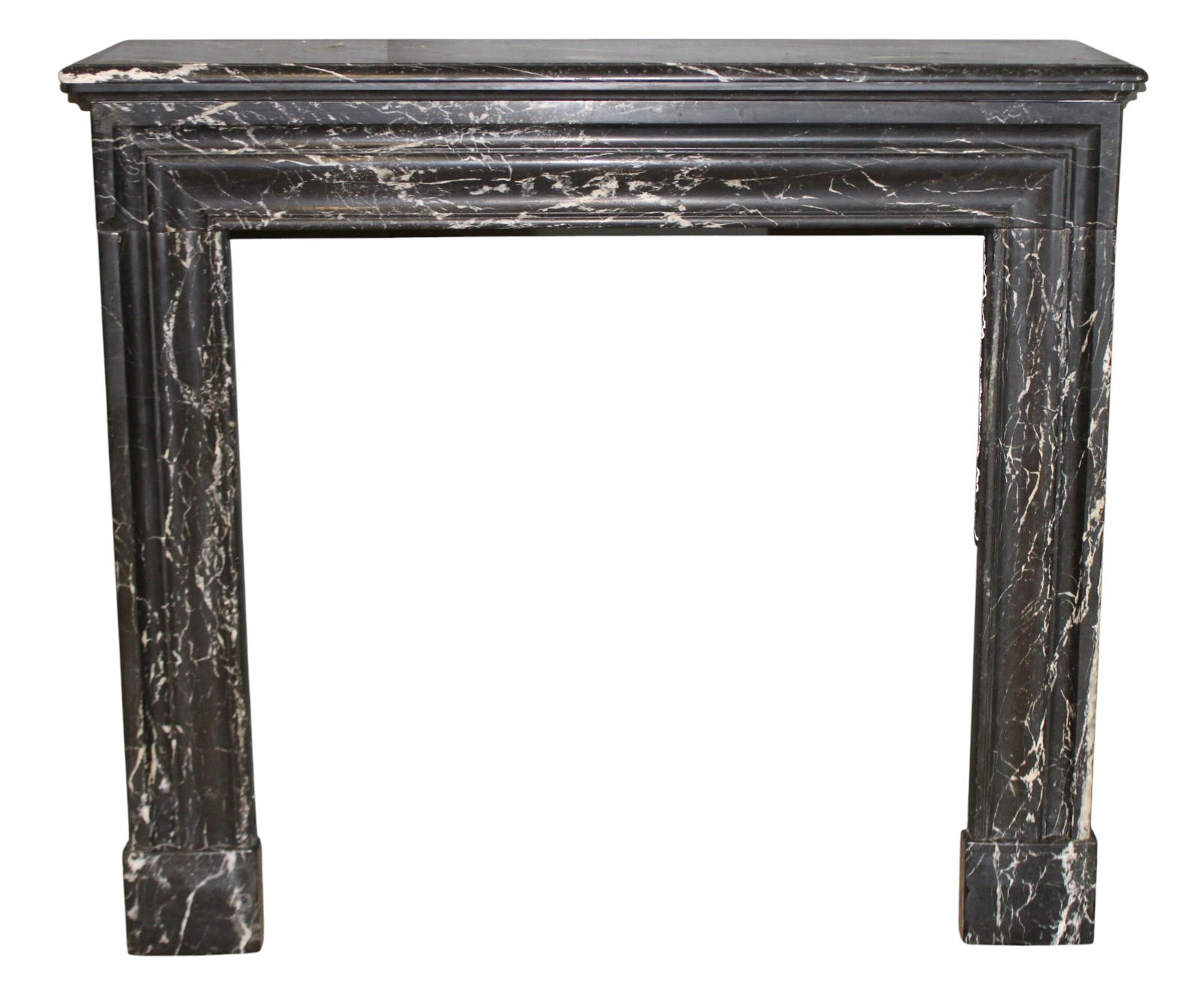 French Louis XVI style marble fireplace mantel (1 of 10)