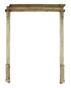 French architectural door surround