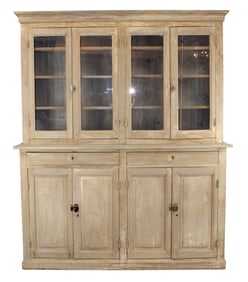 French Louis Philippe bookcase in painted finish