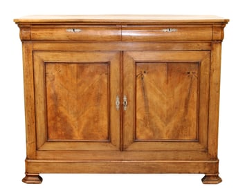 French Louis Philippe buffet bas in walnut