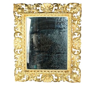 Italian Florentine gold leaf mirror