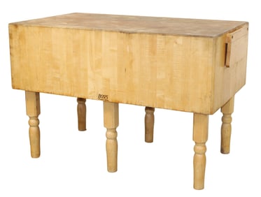 Boos 16"thick end cut maple butcher block