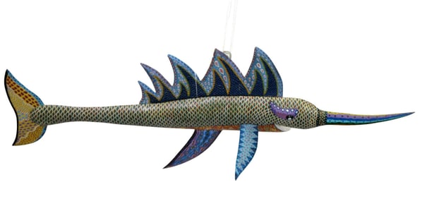 Jeff Payne Folk Art Marlin fish