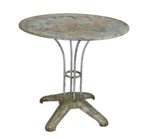 French cast iron garden table