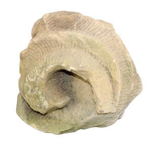 French cut limestone architectural finial fragment