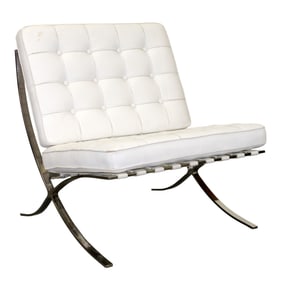 Barcelona style lounge chair