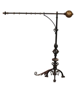 French iron cantilevered sign holder
