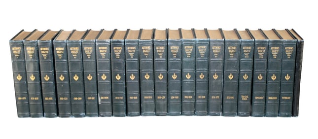 20 volumes Author's Digest books