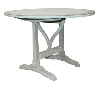French vintners table with painted finish