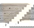 French Directoire 3 drawer commode in weathered oak