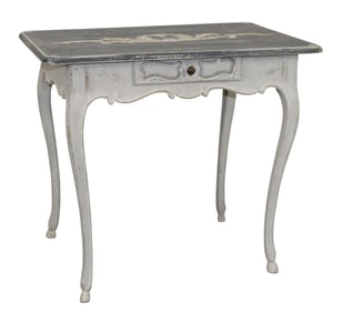 French Louis XV style side table with drawer