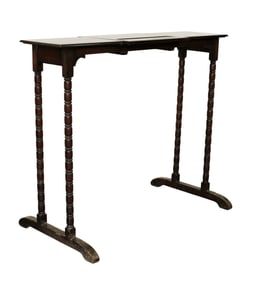 French petite reading table with adjustable book rest