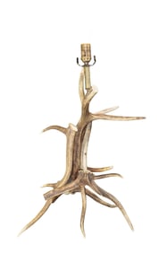 Antler table lamp