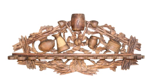 French pierce carved pipe holder