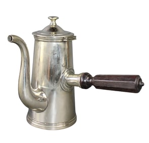 French silverplate coffee pot