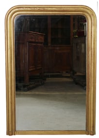 French Louis Philippe gold leaf mirror