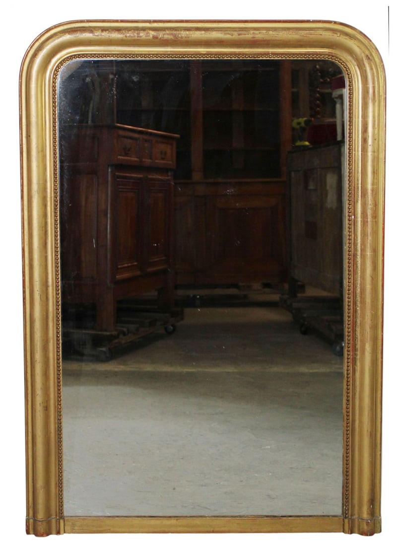 French Louis Philippe gold leaf mirror (1 of 9)