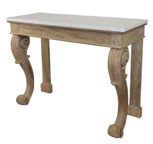 French Empire style marble top console