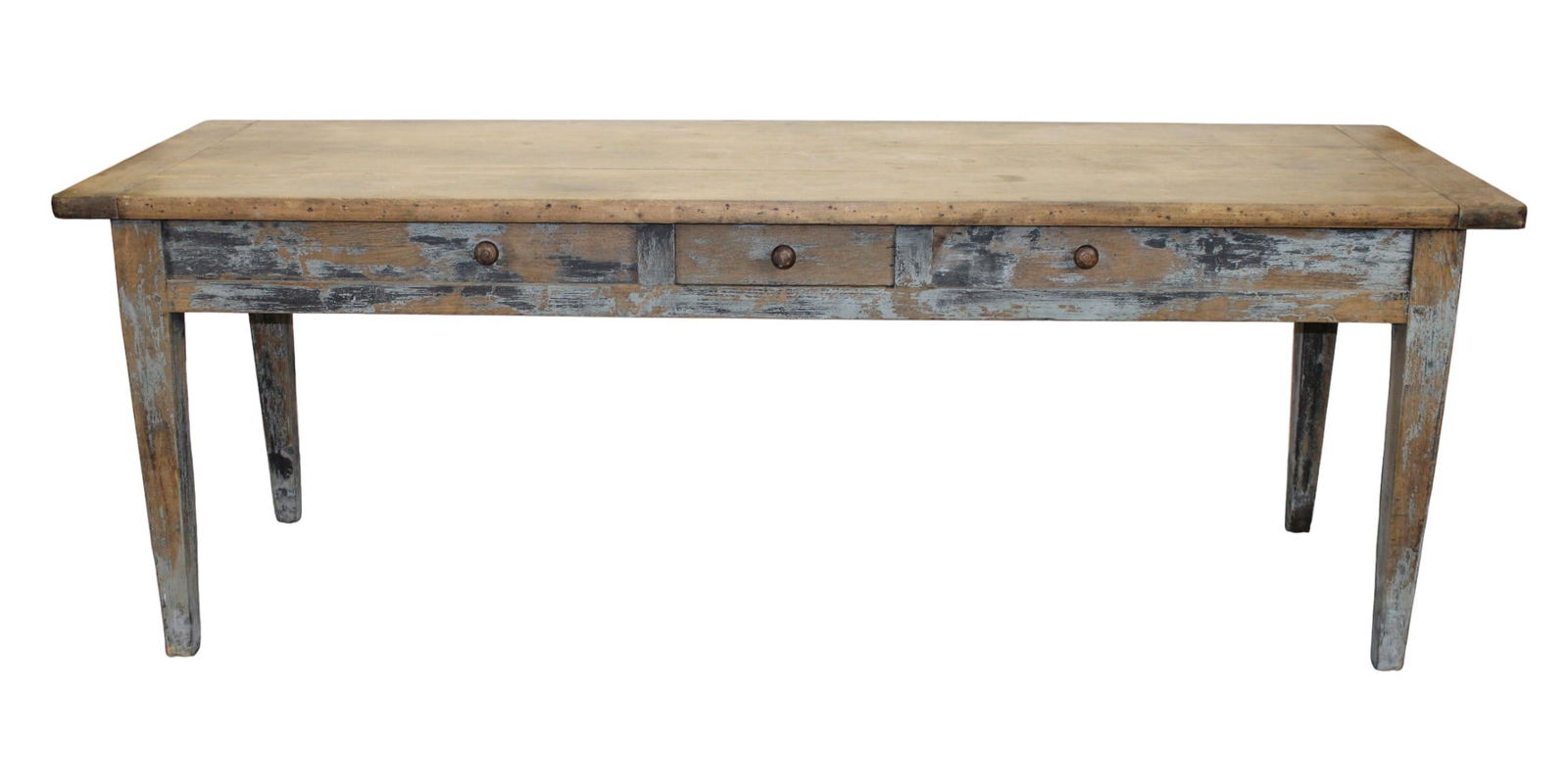 French farmhouse table in oak (1 of 14)