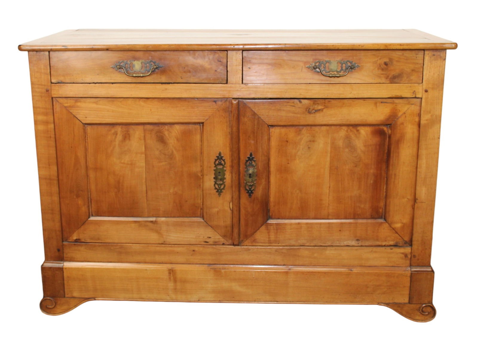 French Provincial 2 door buffet bas in cherrywood (1 of 9)