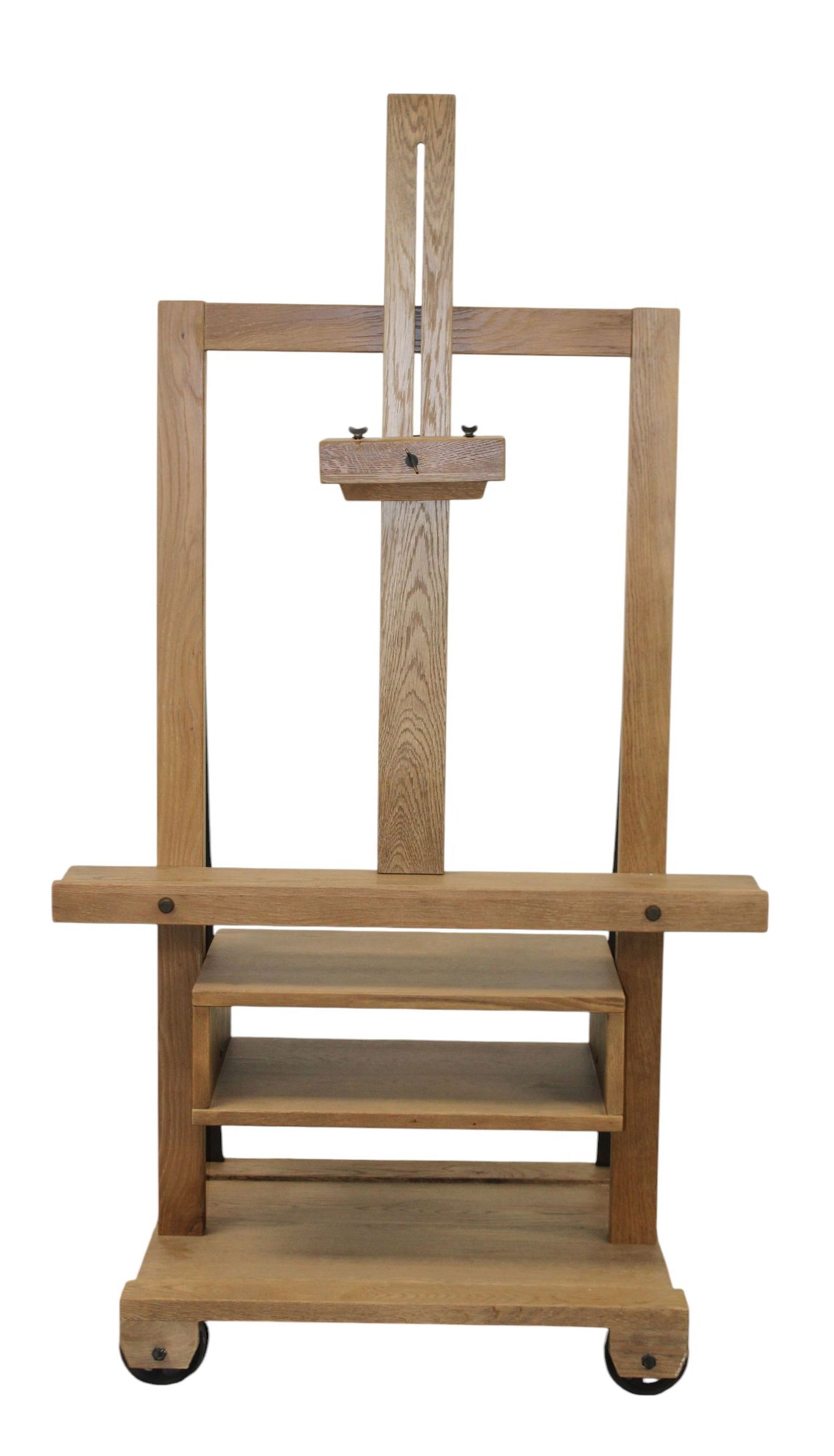 Arhaus easel tv stand in oak (1 of 6)