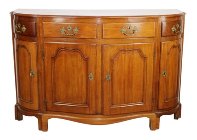 French 4 door sideboard in walnut