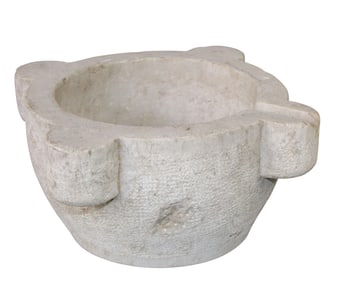 French marble mortar