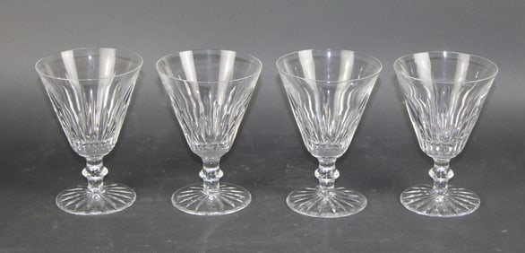 Set of 4 Waterford cut crystal parfaits